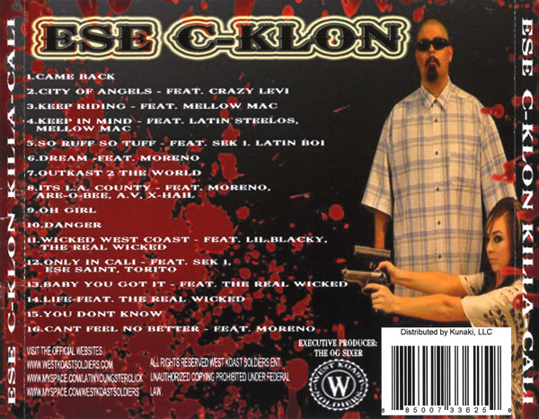 Ese C-Klon - Killa-Cali... So Ruff & So Tuff Chicano Rap